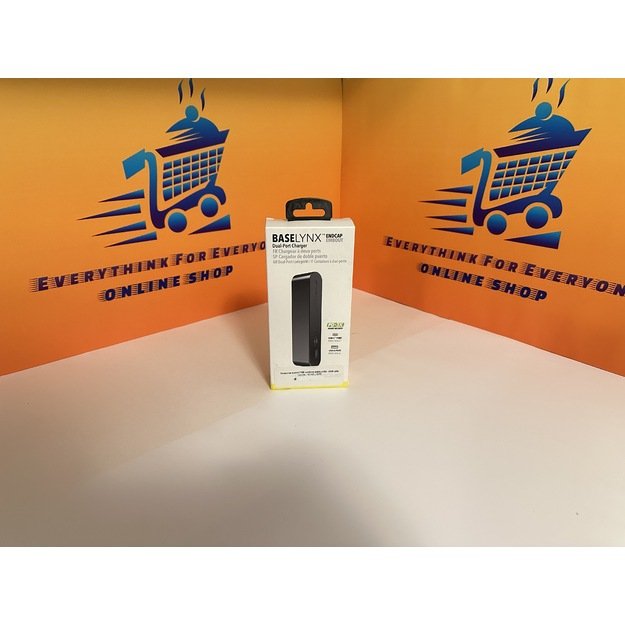 BASELYNX EndCap Dual-Port Charger – dviejų USB įkrovimo prievadų sieninis įkroviklis 1
