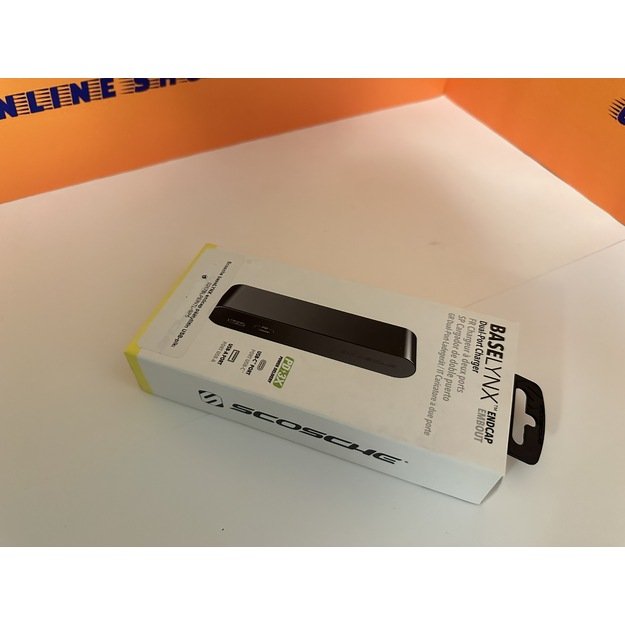 BASELYNX EndCap Dual-Port Charger – dviejų USB įkrovimo prievadų sieninis įkroviklis 2